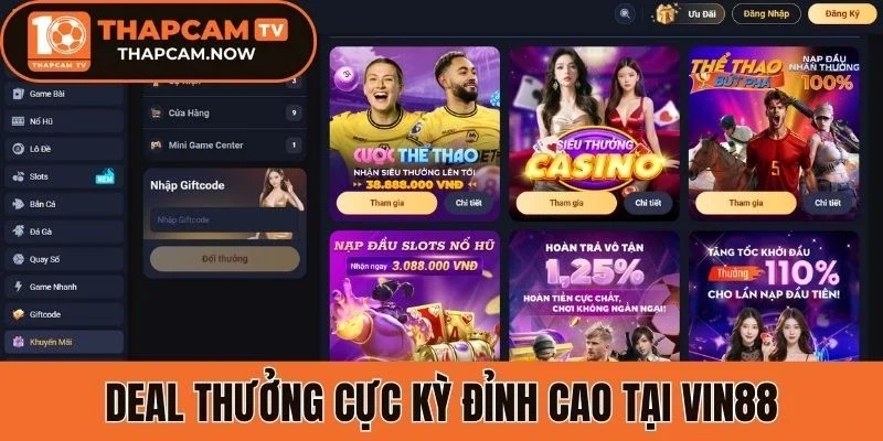 Deal thưởng cực kỳ đỉnh cao tại thương hiệu