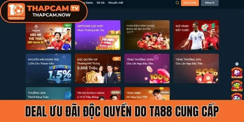 Deal ưu đãi độc quyền do Ta88 cung cấp