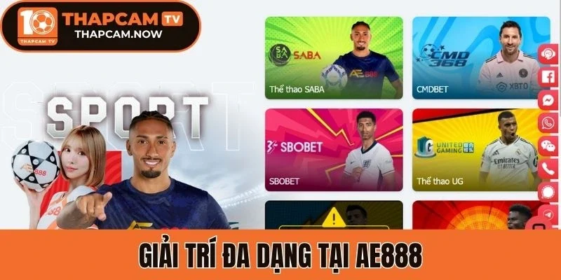 Giải trí đa dạng tại Ae888