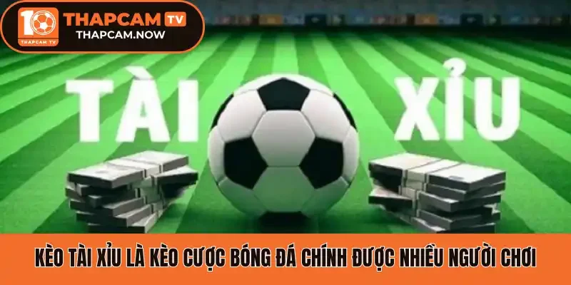 Kèo tài xỉu là kèo cược bóng đá chính được nhiều người chơi