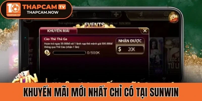 Khuyến mãi mới nhất chỉ có tại Sunwin