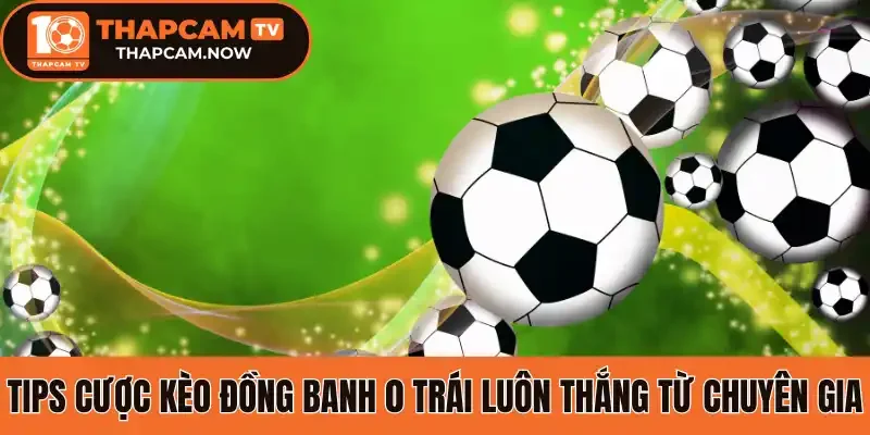 Tips cược kèo đồng banh 0 trái luôn thắng từ chuyên gia