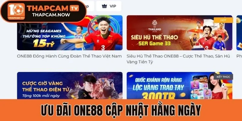 Ưu đãi One88 cập nhật hằng ngày