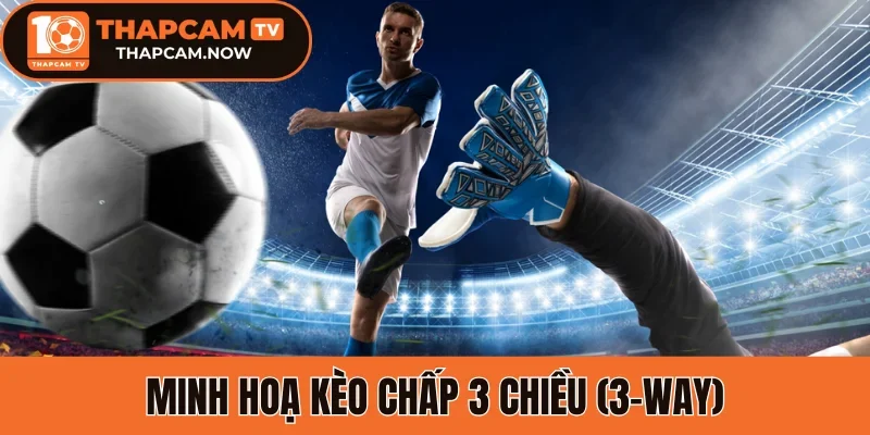 Minh hoạ kèo chấp 3 chiều (3-Way)