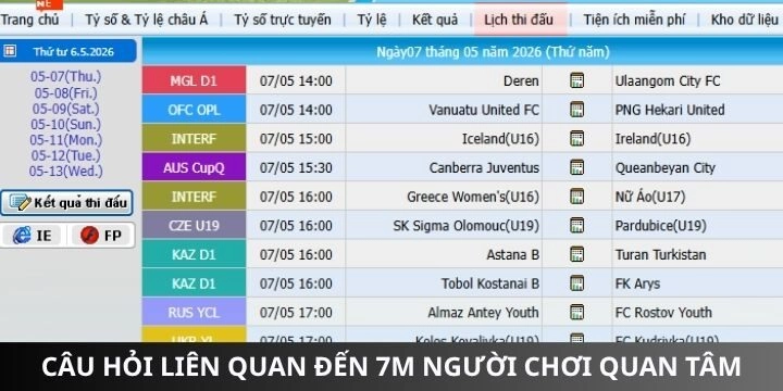 Những nội dung người chơi hay thắc mắc về 7m